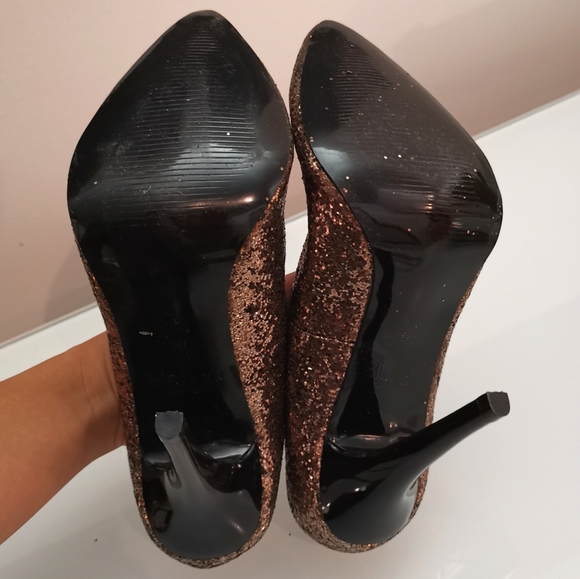 Glitter gold party high heels - Picture 2 of 5